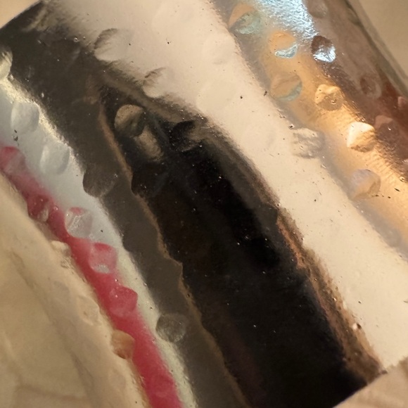 Hammered Silver Cuff Bracelet - Picture 4 of 8